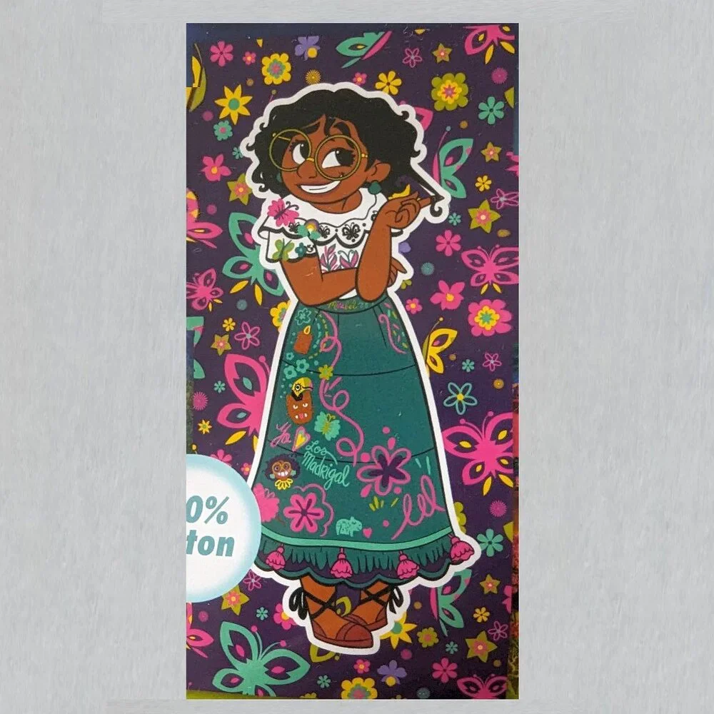 Encanto Beach Towel measures 28 x 58 inches